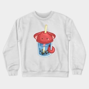 Snake Bubble Tea Crewneck Sweatshirt